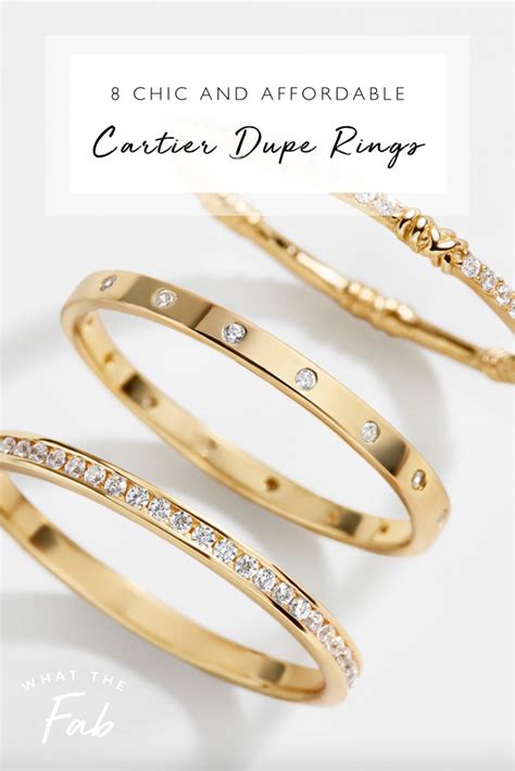 best cartier ring dupe amazon|cartier dupe rings for women.